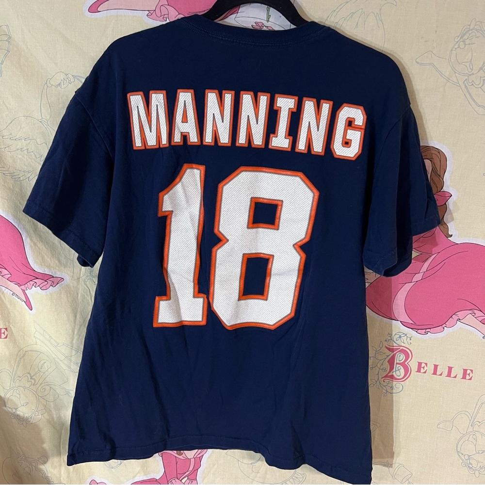 NFL Team Apparel Peyton Manning 18 Denver Broncos T-Shirt